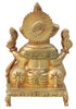 Brass Ganesh Ji God Idol Statue 2.86 Kg